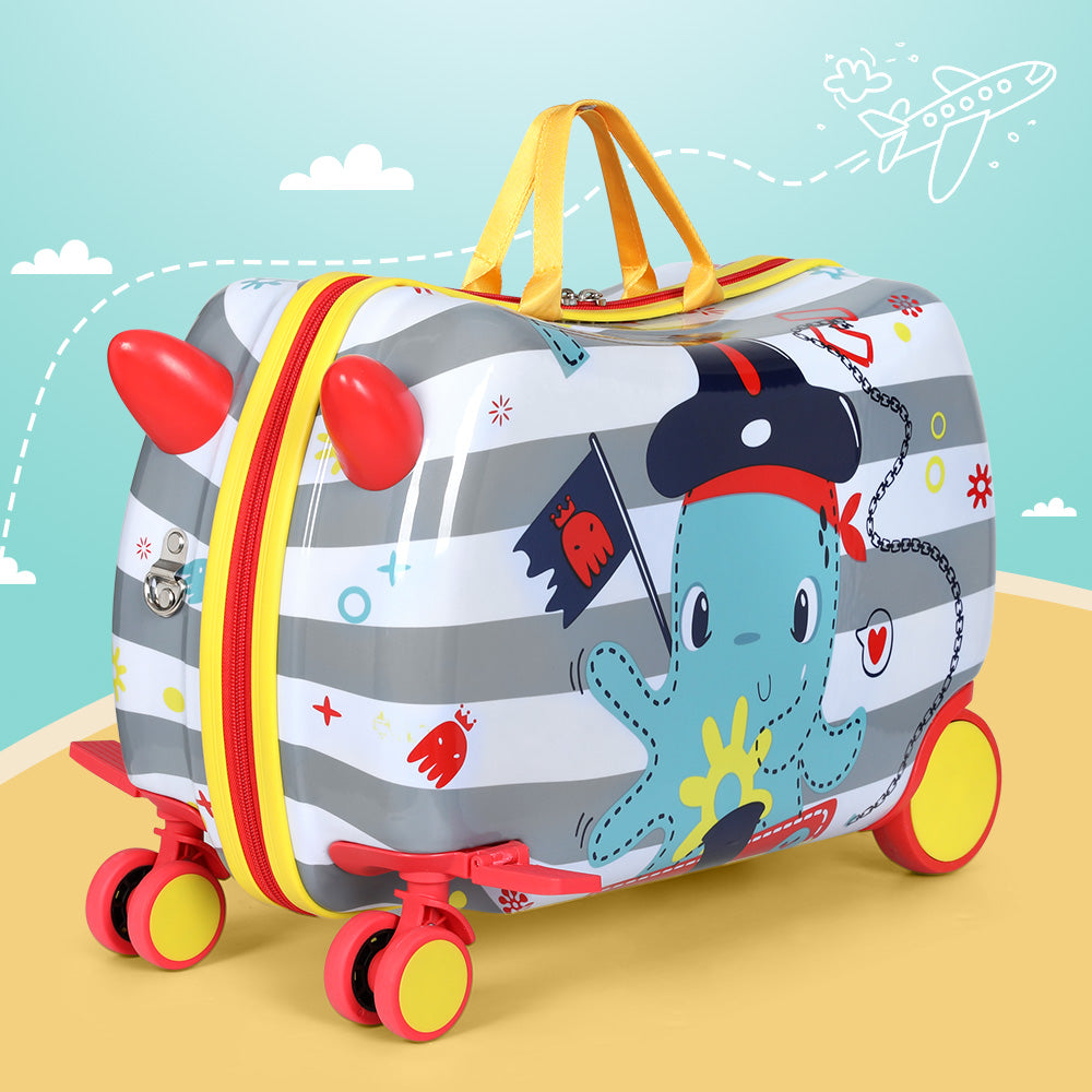 Kids Ride On Luggage - Octopus