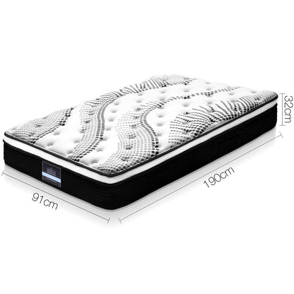 Euro Top Pocket Spring Mattress - Single