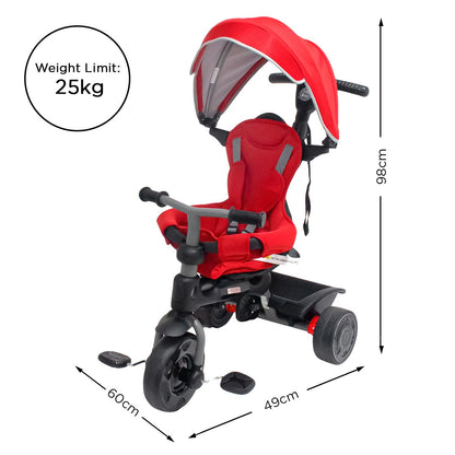 Veebee Explorer 3in1 Kids Trike With Canopy - Red