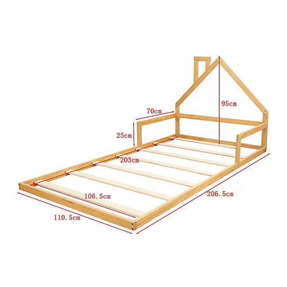 House Style Floor Bed - King Single