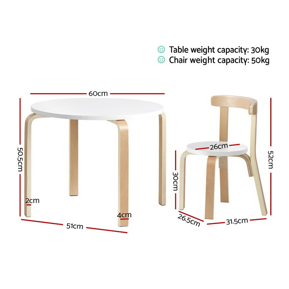 Kids Table & Chairs - 3PC Set