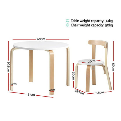 Kids Table & Chairs - 3PC Set