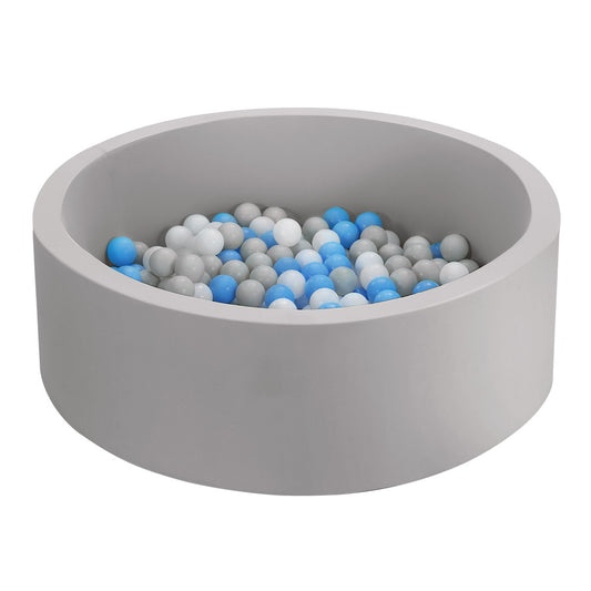 Kids Foam Ball Pit with Balls - Grey