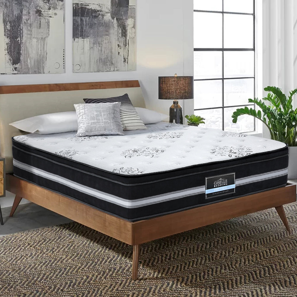 Cool Gel Memory Foam Euro Top Pocket Spring Mattress - Double