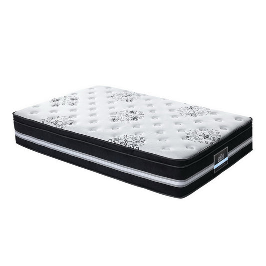 Cool Gel Memory Foam Euro Top Pocket Spring Mattress - King Single