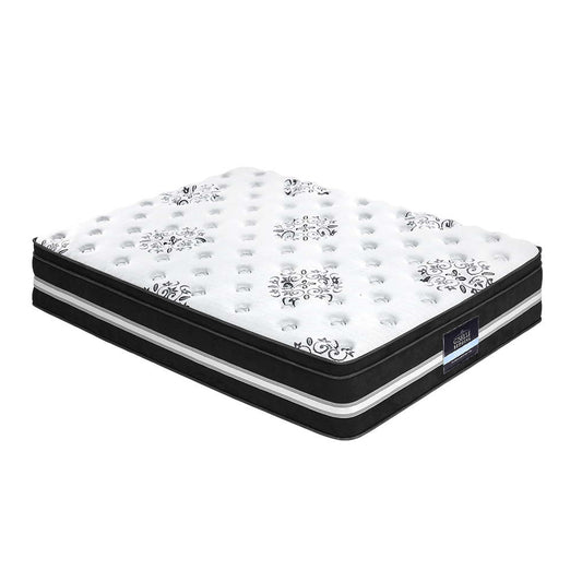 Cool Gel Memory Foam Euro Top Pocket Spring Mattress - Queen